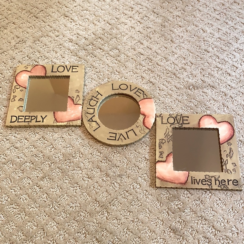Mirror‎ decoration set